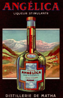 Werbung Matha Liqueur Angelica I-II Publicite - Advertising