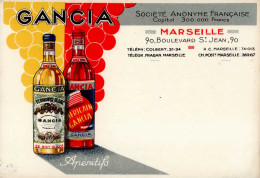 Werbung Marseille Gancia Aperitifs I-II (keine AK-Einteilung) Publicite - Publicité