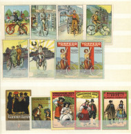 Siegelmarke 3 Alben Mit Vignetten, Reklame- Und Siegelmarken, Ca. 1000 Stk. - Werbepostkarten