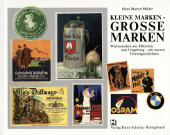 Vignetten Buch Kleine Marken - Grosse Marken, Ein Nachschlagewerk Für Sammler Von Reklame-Marken Von Müller, Hans Martin - Publicidad