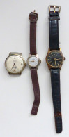 Uhren Lot Mit 3 Vintage-Uhren Dabei Anker 25 Rubis Automatic, UMF Ruhla Und Buhler Antimagnetic In Unterschiedlicher Erh - Photographie