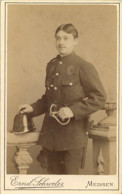 CDV Feuerwehrmann Fotograf Schroeter, Meissen - Photographs