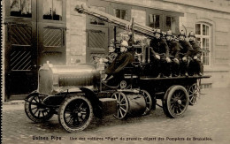 Feuerwehr Brüssel Usines Pipe I-II Pompiers - Feuerwehr