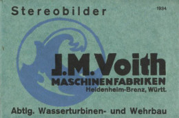 Industrie 12 Stereobilder Der Maschinenfabrik Voith In Heidenheim-Brenz II - Industry