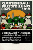 Landwirtschaft - GARTENBAU-AUSSTELLUNG ULM 1912 Künstlerkarte Sign. Stark I-II Paysans - Otros & Sin Clasificación