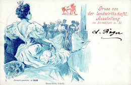 Landwirtschaft - Gruss Von Der LANDWIRTSCHAFTLICHEN AUSSTELLUNG FRANKFURT/Main 1899 S-o V. 9.6.99 Seltene Karte! I Paysa - Sonstige & Ohne Zuordnung