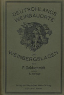 Wein Buch Deutschlands Weinbauorte Und Weinbergslagen Von Goldschmidt, F. 1925, Verlag Der Deutschen Weinzeitung Mainz,  - Otros & Sin Clasificación