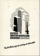 BERLIN - DEUTSCHE INDUSTRIEAUSSTELLUNG BERLIN 1950 S-o Auf Entspr. So-Marke Berlin 71 I - Exhibitions