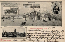 FRANKFURT/Main - INT. AUTOMOBIL-AUSSTELLUNG 1904 Selten! I - Exposiciones