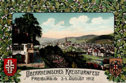 FREIBURG,Breisgau - OBERRHEINISCHES KREISTURNFEST 1912 Festpostkarte No. 3 Nach Transvaal I - Tentoonstellingen