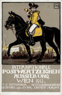 WIEN WK II - INT. POSTWERTZEICHEN-AUSSTELLUNG 1911 Künstler-GSK Sign. ML I-II - Tentoonstellingen