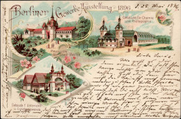 Ausstellung Berlin Gewerbeausstellung 1896 Mit So-Stempel I-II Expo - Ausstellungen