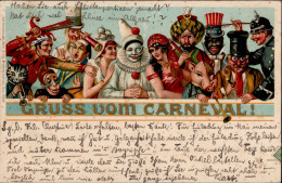 Karneval Grusskarte 1901 I-II - Ausstellungen