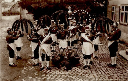 Karneval Nonnenhorn A. B. Schäfflergesellschaft 1928 Foto-AK I-II - Esposizioni