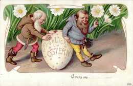 Zwerg Ostern I-II Paques Lutin - Andere & Zonder Classificatie