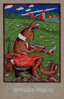 Ostern Hase Personifiziert I-II Paques - Ostern