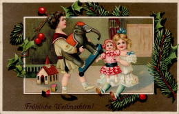 Weihnachten Kinder Spielzeug Prägelitho I-II (Marke Entfernt) Noel Jouet - Other & Unclassified