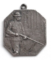 Kaiser Franz Josef I. Jagd-Medaille Silber 24mm Chasse - Koninklijke Families