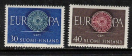 EUROPA  CEPT 1960  FINLAND FINNLAND FNLANDE  MH(*)  MI 525 526 SC 376 377 YV YT 501 502 - 1973