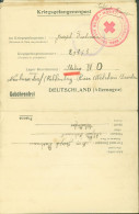 Guerre 40 Kriegsgefangenenpost Stalag IV D Torgau Soldat Français Cachet Rood Kruis Belgie Afdeeling Izegem Censure Camp - Weltkrieg 1939-45 (Briefe U. Dokumente)