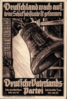 Propaganda WK I Deutsche Vaterlands-Partei 1918 Künstlerkarte I-II - Autres & Non Classés
