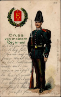 Berlin-Schöneberg Eisenbahn-Regiment Nr. 3 I-II (etwas Fleckig) Chemin De Fer - Reggimenti