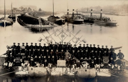 Regiment Dresden-Pieschen 2. Sächsische Pionierkompagnie 1912 Im Hafen Foto-AK I-II - Reggimenti