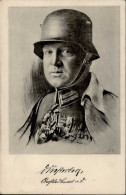 STAHLHELM - Theodor DUESTERBERG Chef Des STAHLHELMBUNDES Sign. Künstlerkarte I-II - Other Wars