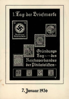 Propaganda 3. Reich Tag Der Briefmarke 1936 Mit Entsprechendem Sondestempel I-II - War 1939-45