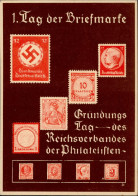 Propaganda 3. Reich Tag Der Briefmarke 1936 Sonder-Ganzsache Hindenburg I-II - Guerra 1939-45