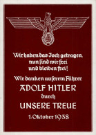 Propaganda WK II - 1. OKTOBER 1938 I - Weltkrieg 1939-45