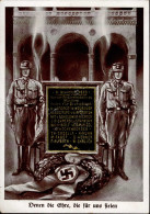 Propaganda WK II - 9. NOVEMBER 1923  Feldherrnhalle MÜNCHEN Mit SA Denen Die Ehre Die Für Uns Fielen I - Guerra 1939-45