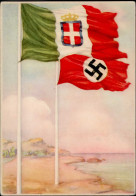 Propaganda WK II - ITALIEN FLAGGEN I-II - War 1939-45