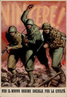 Propaganda WK II - ITALIEN VINCERE! 1943 I-II - War 1939-45