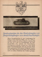 Propaganda WK II - KAMPF-ABZEICHEN Des HEERES Nr. 9 SONDERABZEICHEN Für Das NIEDERKÄMPFEN Usw. Durch EINZELKÄMPFER I - Oorlog 1939-45