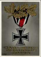 Propaganda WK II Eisernes Kreuz Sign. Klein, Gottfried I-II - Guerre 1939-45