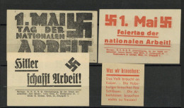 Propaganda WK II Flugblatt 1. Mai Tag Der Nationalen Arbeit - Weltkrieg 1939-45