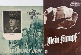 Propaganda WK II Lot Mit Ca. 20 Film-Prospekten II - War 1939-45