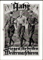 Propaganda WK II Siegen, Arbeiten, Weitermarschieren SA I- - Guerre 1939-45