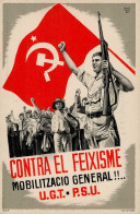 Propaganda WK II Contra El Feixisme Mobilitzacio General Sign. Michel, Adam I-II - Guerre 1939-45