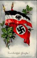 Propaganda WK II Fahne  I-II - Weltkrieg 1939-45