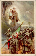 Propaganda WK II Italien Heiligenbild I-II - Guerre 1939-45