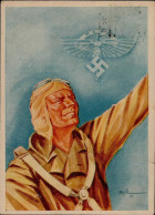 Propaganda WK II NSFK Sign. Busse II (Bugspur) - Guerra 1939-45