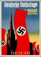 Propaganda WK II PILSEN Volkstage Der NSDAP 1943 I-II R! - Guerre 1939-45