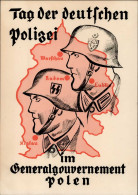 Propaganda WK II Tag Der Deutschen Polizei Im Generalgouvernement Polen I-II - Weltkrieg 1939-45