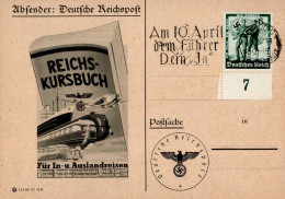 Propaganda WK II - DEUTSCHE REICHSPOST - Reichs-Kursbuch I-II - Weltkrieg 1939-45