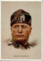 MUSSOLINI-HITLER WK II - Künstlerkarte Sign. W.Hartmann I - Weltkrieg 1939-45