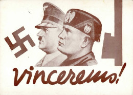 MUSSOLINI-HITLER WK II - VINCEREMO 23. MÄRZ 1941 I-II - Weltkrieg 1939-45