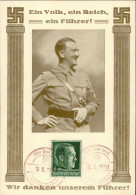 3. Reich Adolf Hitler Befreiungsstempel Teplitz-Schönau 1938 I - Guerra 1939-45