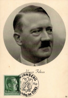 3. Reich Adolf Hitler Sonderstempel Nürnberg Reichsparteitag D. NSDAP 1938 I- - Guerra 1939-45